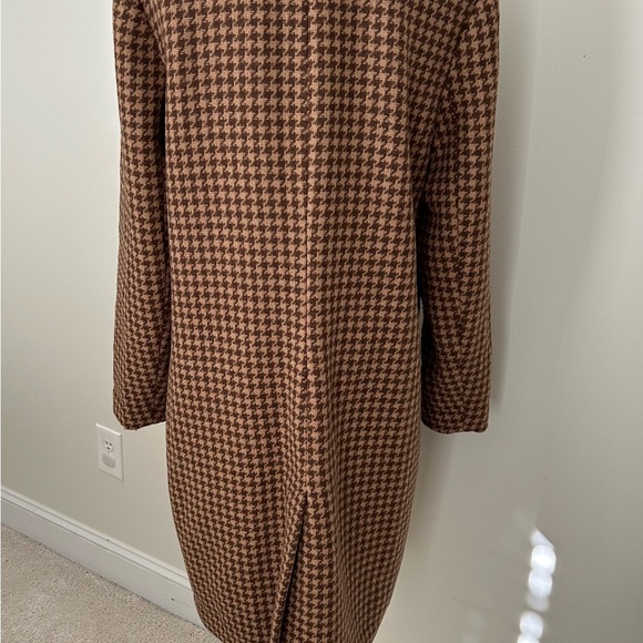 Abercrombie Wool-Blend Dad Coat, Size Large, Plaid pattern - Picture 3 of 4